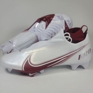Mens Nike Vapor Edge Pro 360 Football Cleats White Red CV6345-105 Cardinal new